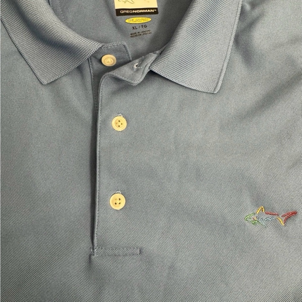Greg Norman Collection Men's Light Blue Polo size XL